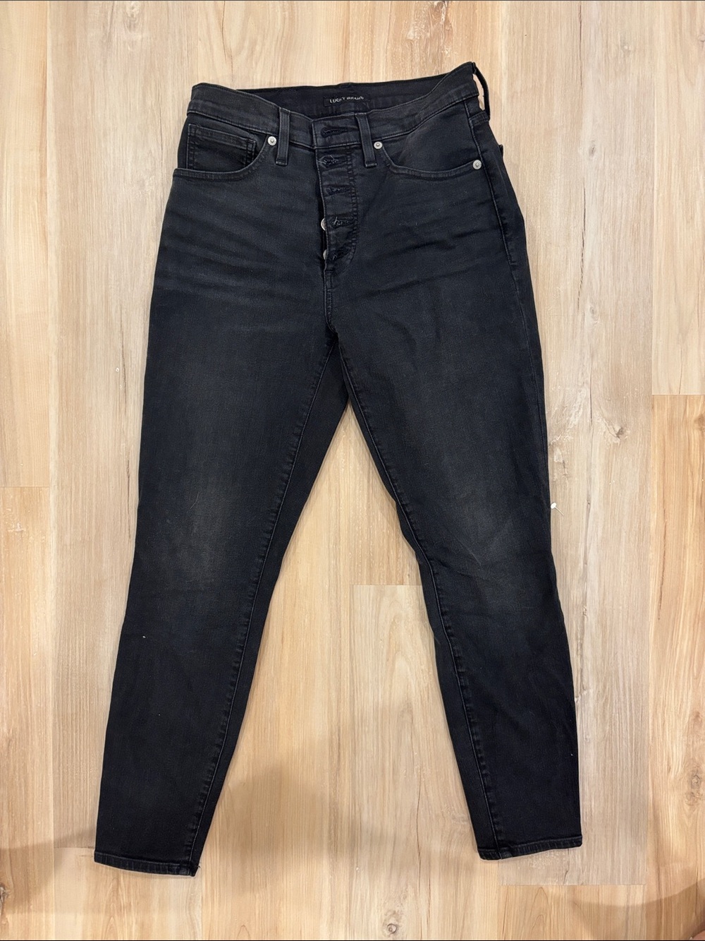 Lucky Brand High-Rise Black Women's Jeans - Slim Fit